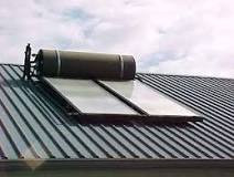 Solar Hot Water system on roof